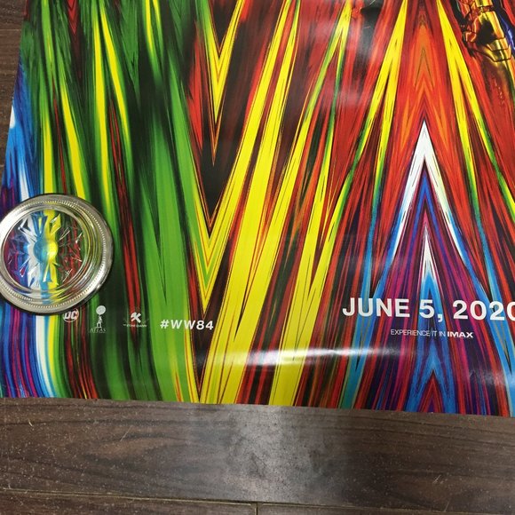 WONDER WOMAN 1984 27"x40" Authentic Theatre Movie Poster 2020 Advance DS Canada - Picture 5 of 16